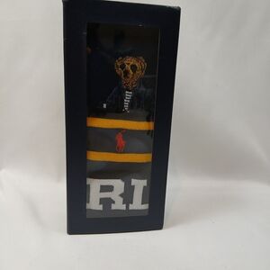 Polo Ralph Lauren Men’s Crew Socks 10-13 Polo Bear 3-Pack Gift Box NWT Dk Blue